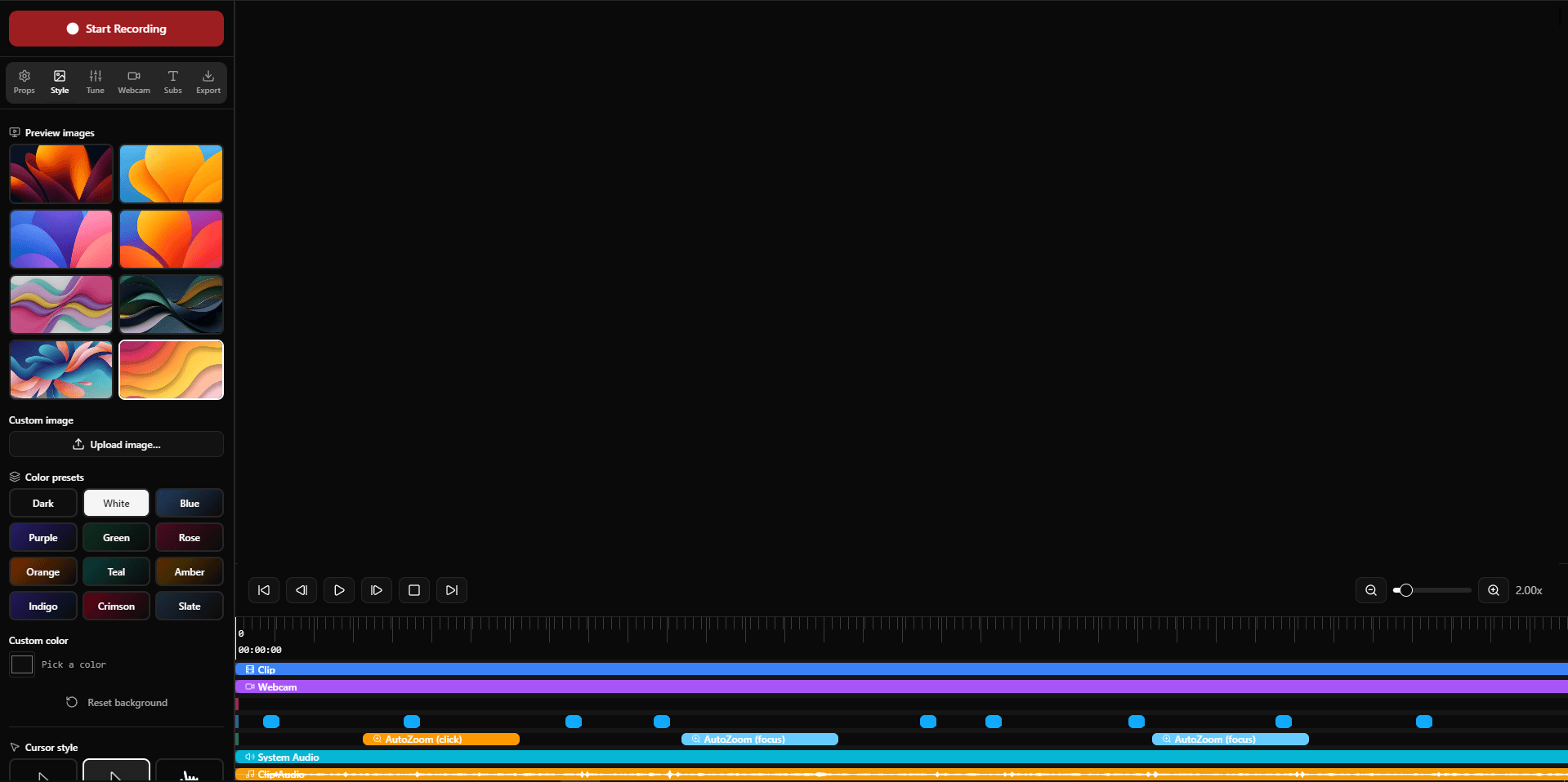 KlipKap Pro interface